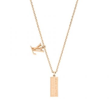 Unique Style Louis Vuitton Sound Keyboard Male Rose Gold Jewellery  LV Initials Charm Keyboard Pendant Necklaace Price Dubai