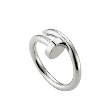 Copy Cartier Juste Un Clou Narrow Silver Nail Design Single Circle Ladies/Men New Ring Hot Selling Jewelry B4099200